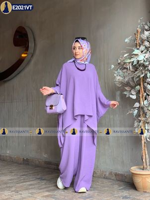 Ensemble chauve-Souris - Mauve - E2021MV